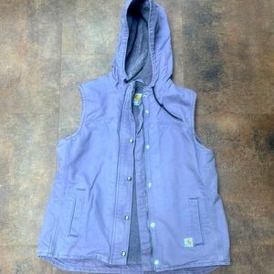 Carhart girls size L (12/14) lavender in color. Serpa lined. Great shape still